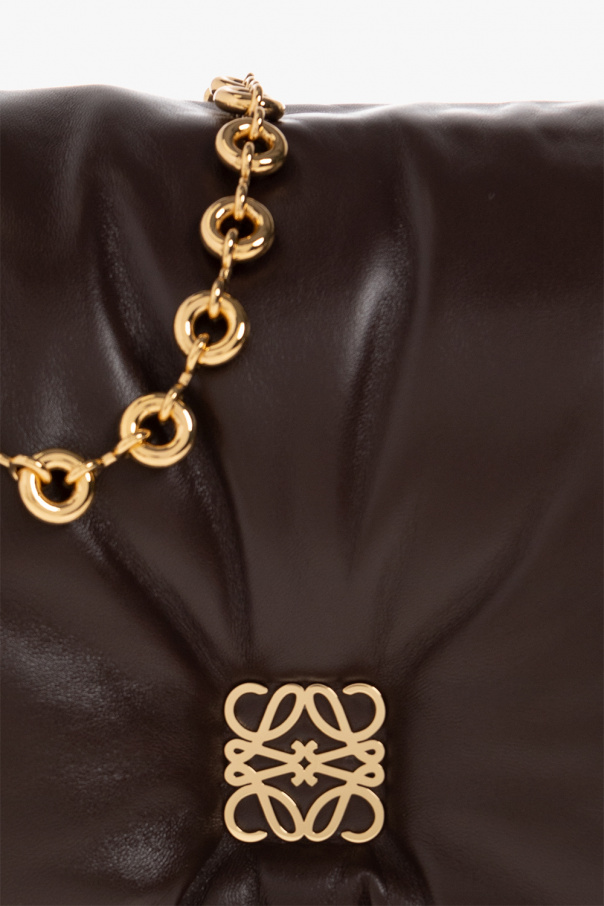 Brown 'Goya Puffer' shoulder bag Loewe